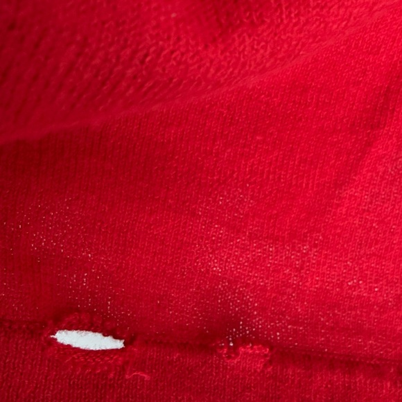 Michael Kors Red Dress with hem imperfection see pics - Picture 3 of 4